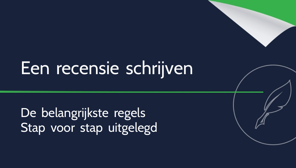 Hoe schrijf je een recensie? De belangrijkste regels